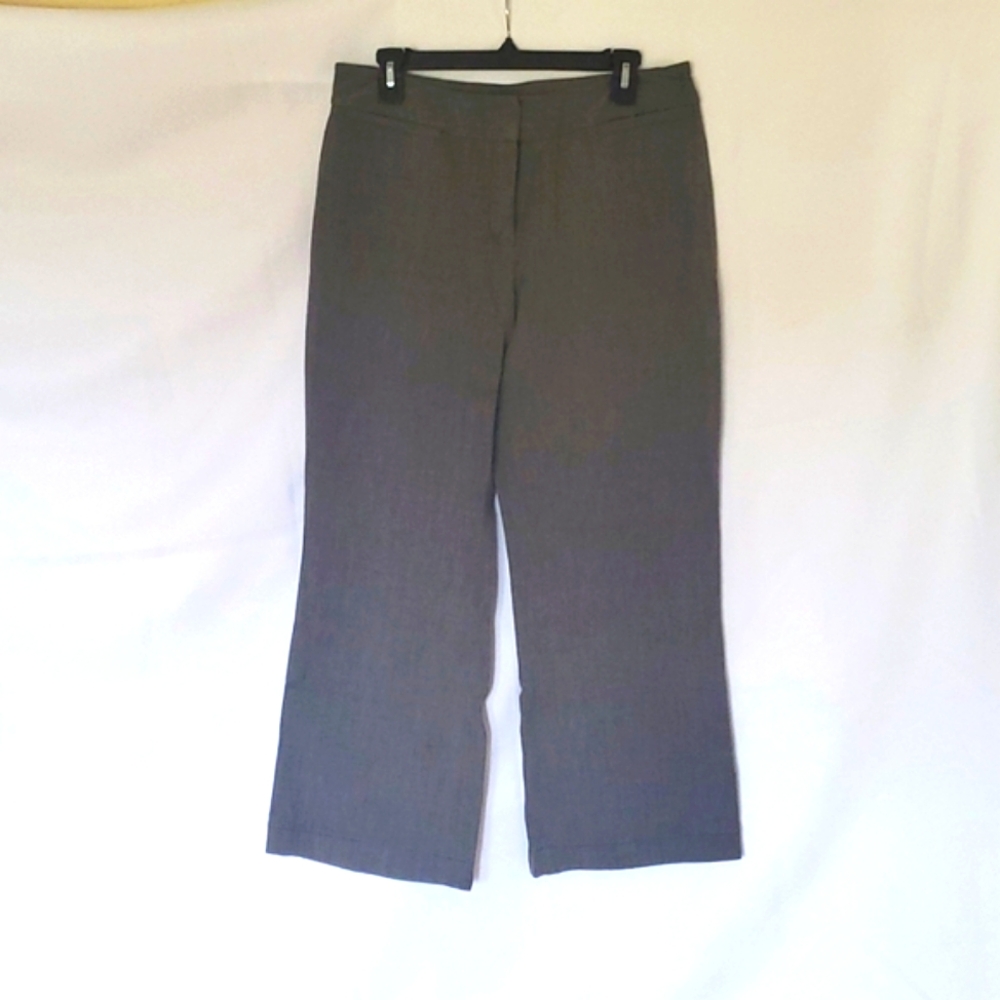 Rafaella Grey Tweed Dress Pants Size 10